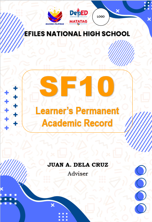 School Form 10 Cover