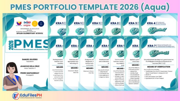 PMES Portfolio Template (Aqua)