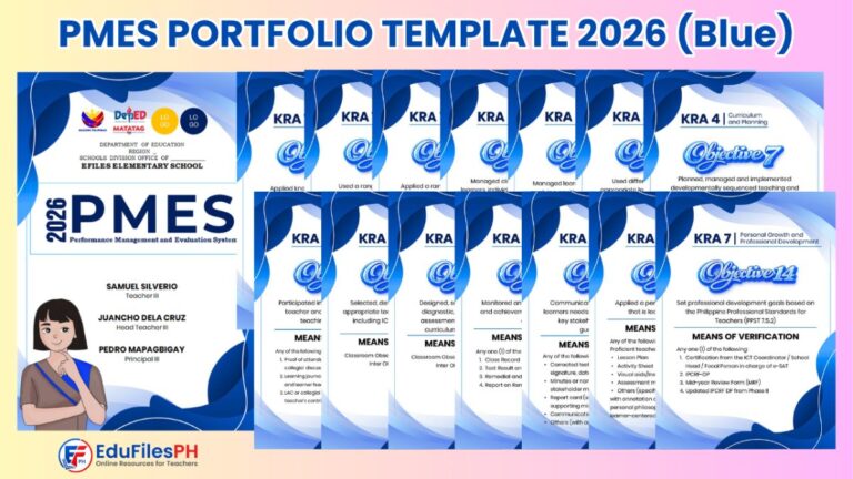 PMES Portfolio Template (Blue)