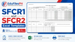 SFCR1 and SFCR2 Excel Templates
