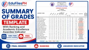 Summary of Grades