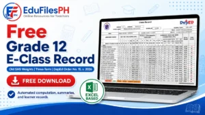 Grade 12 E-Class Record