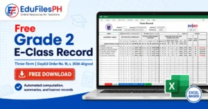 Grade 3 E-Class Record (Three-Term)