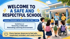 Learners' Orientation on DepEd Order No. 6, s2026